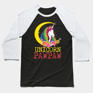 Unicorn Pawpaw Baseball T-Shirt